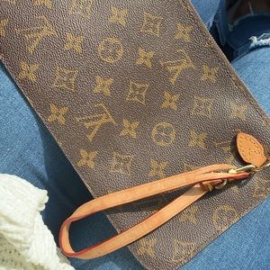 Authentic LV wristlet